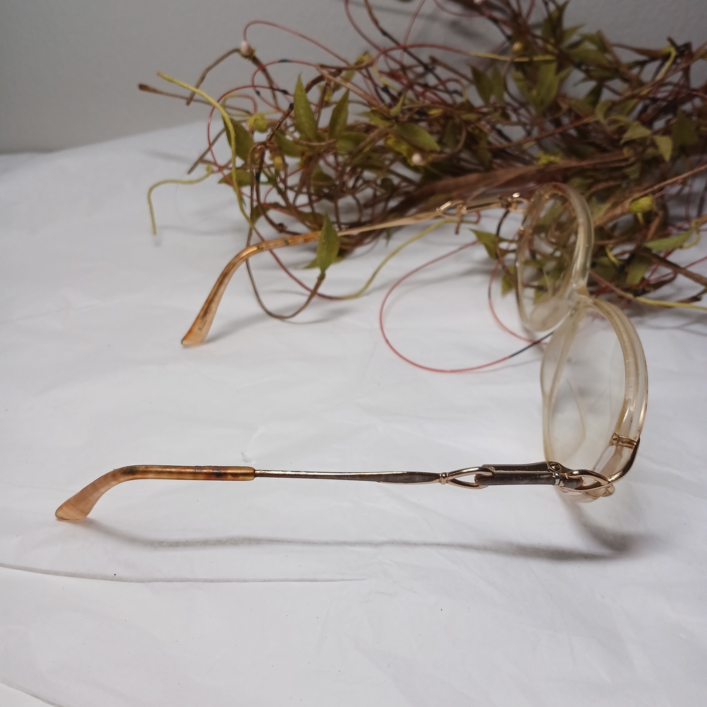 Vintage Women's Glasses Set Of 3 Brown, Gold, and Clear Retro 1970s Hippie - Picture 3 of 8